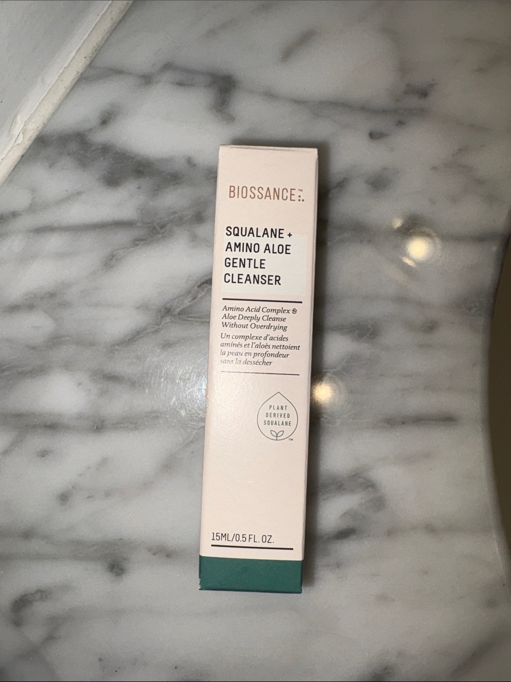 Biossance Gentle Cleanser — Cream & Green